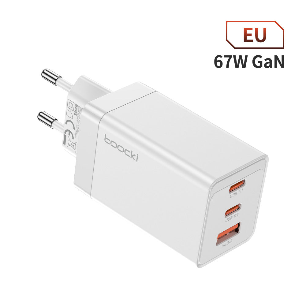 67W GaN 3-Port Schnellladegerät
