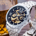 Mechanische Herrenuhr, wasserdicht, leuchtend | LuxeStyle