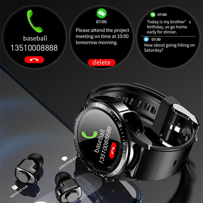 Multifunktionales 2-in-1 Smart Armband mit Anruffunktion