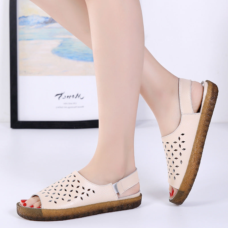 Hohle Plus-Size-Sandalen im koreanischen Stil – Bild 3 | LuxeStyle