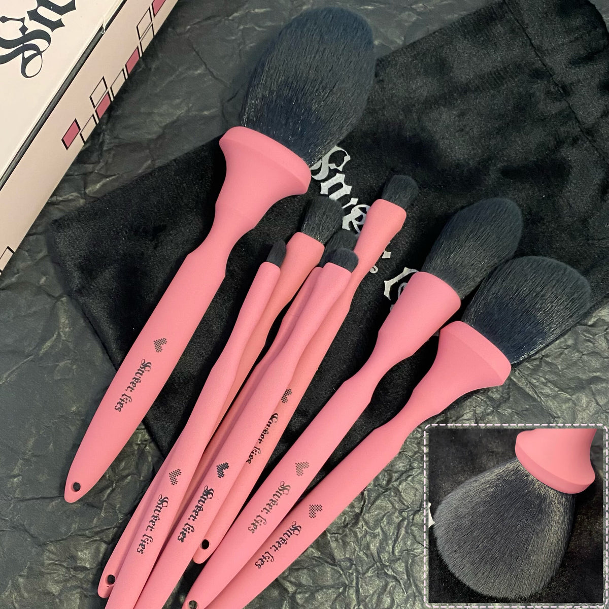 LuxeStyle Ultra-Soft 8-teiliges Make-up Pinselset – Bild 6 – LuxeStyle Schweiz