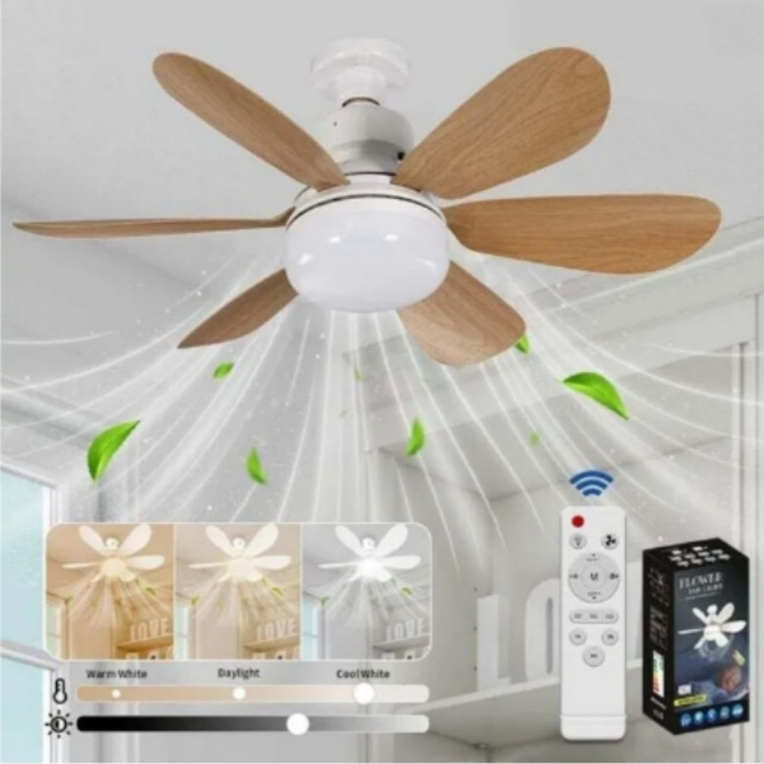 Intelligente Deckenventilator mit Licht