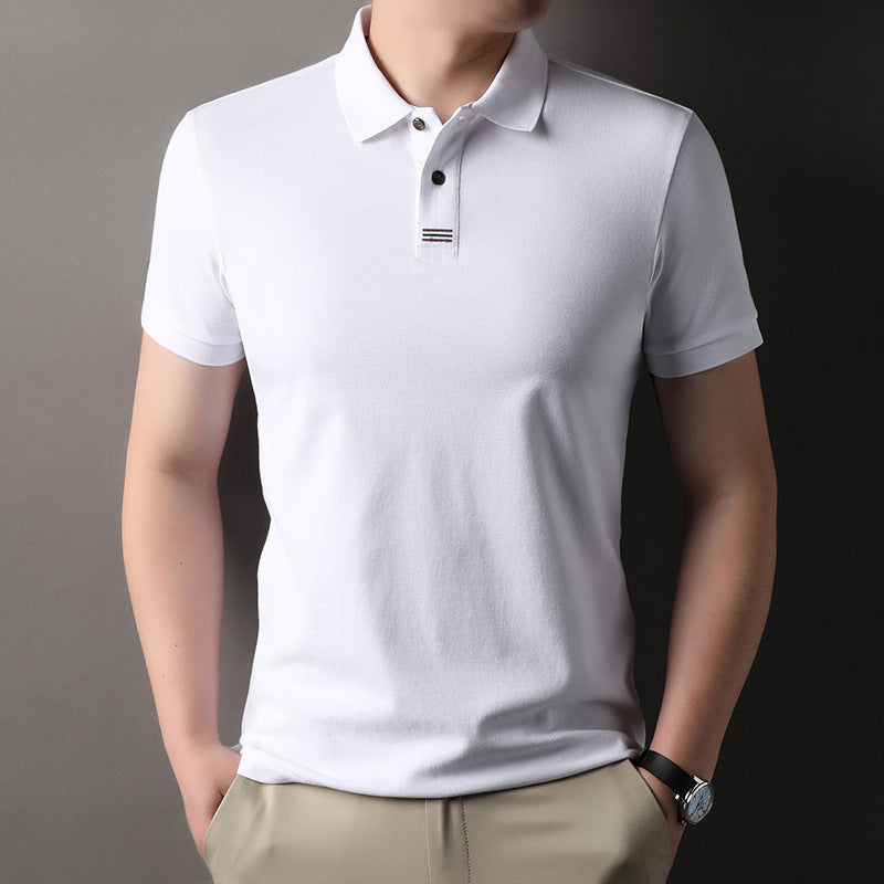Polo-Shirt Kurzarm Sommer Revers Baumwolle