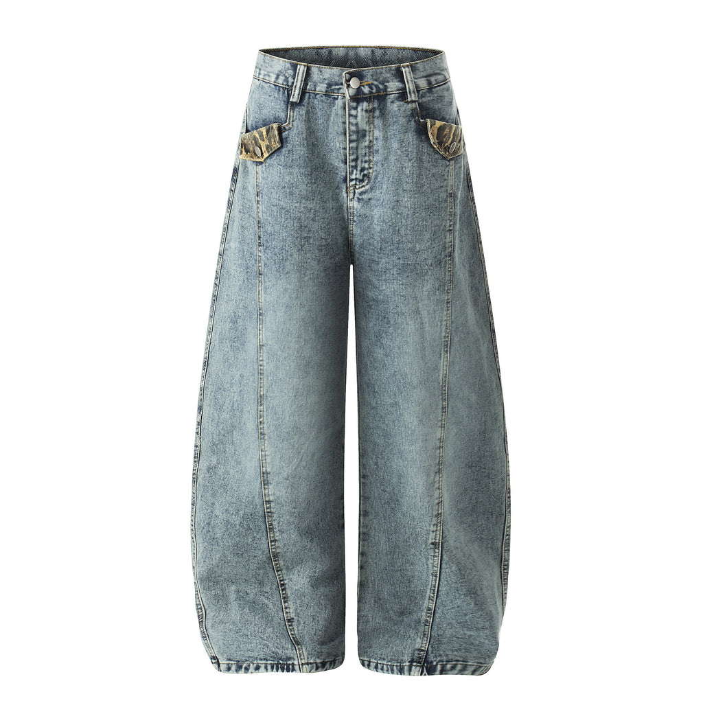 Gebürstete Weitenfreie Casualhose