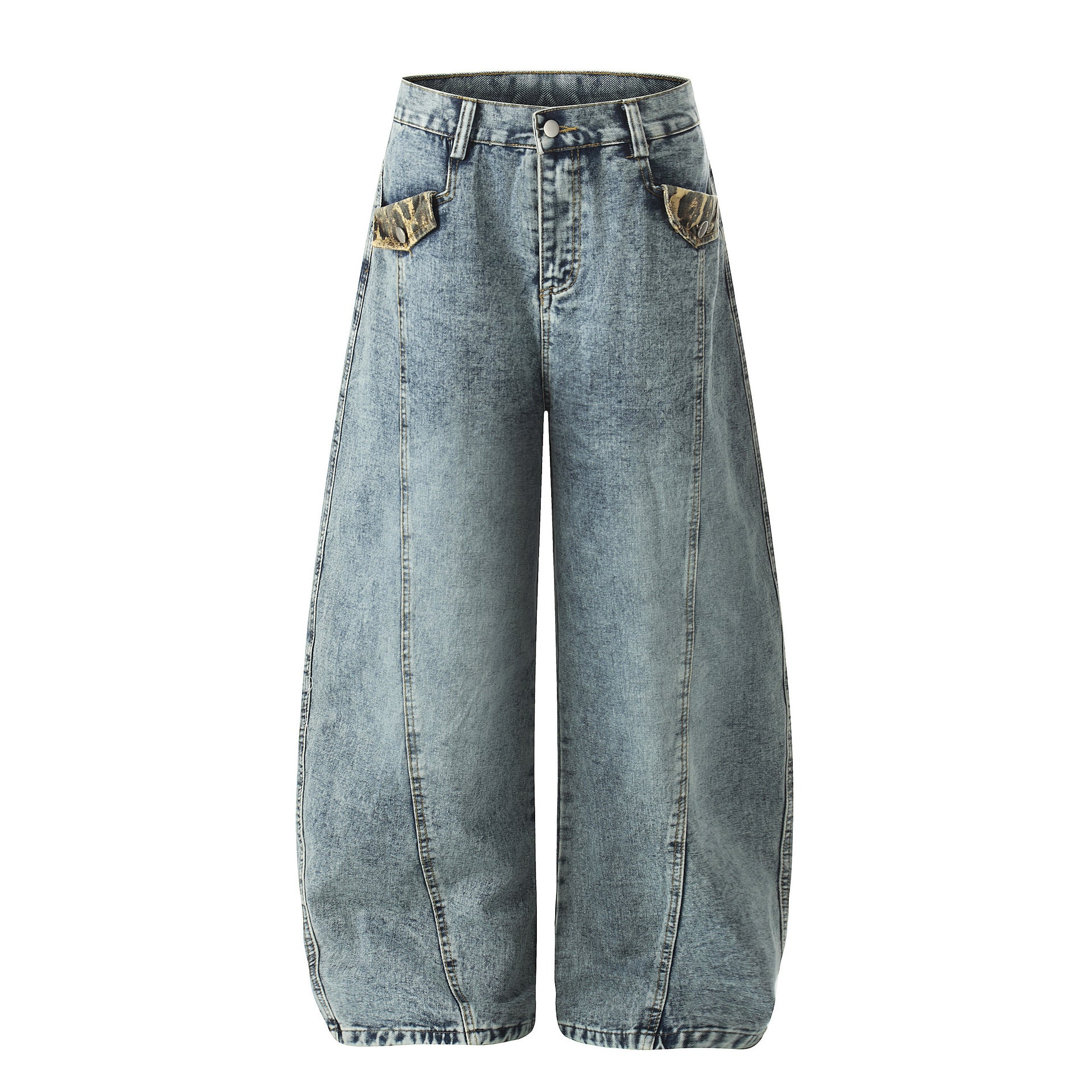 Gebürstete Weitenfreie Casualhose