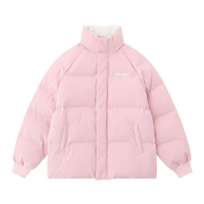 Gefütterte Jacke mit Stehkragen – Bild 5 | LuxeStyle