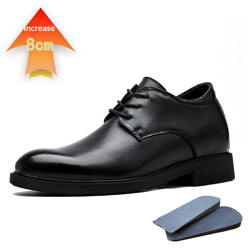 Herren Business-Lederschuhe mit Absatzerhöhung