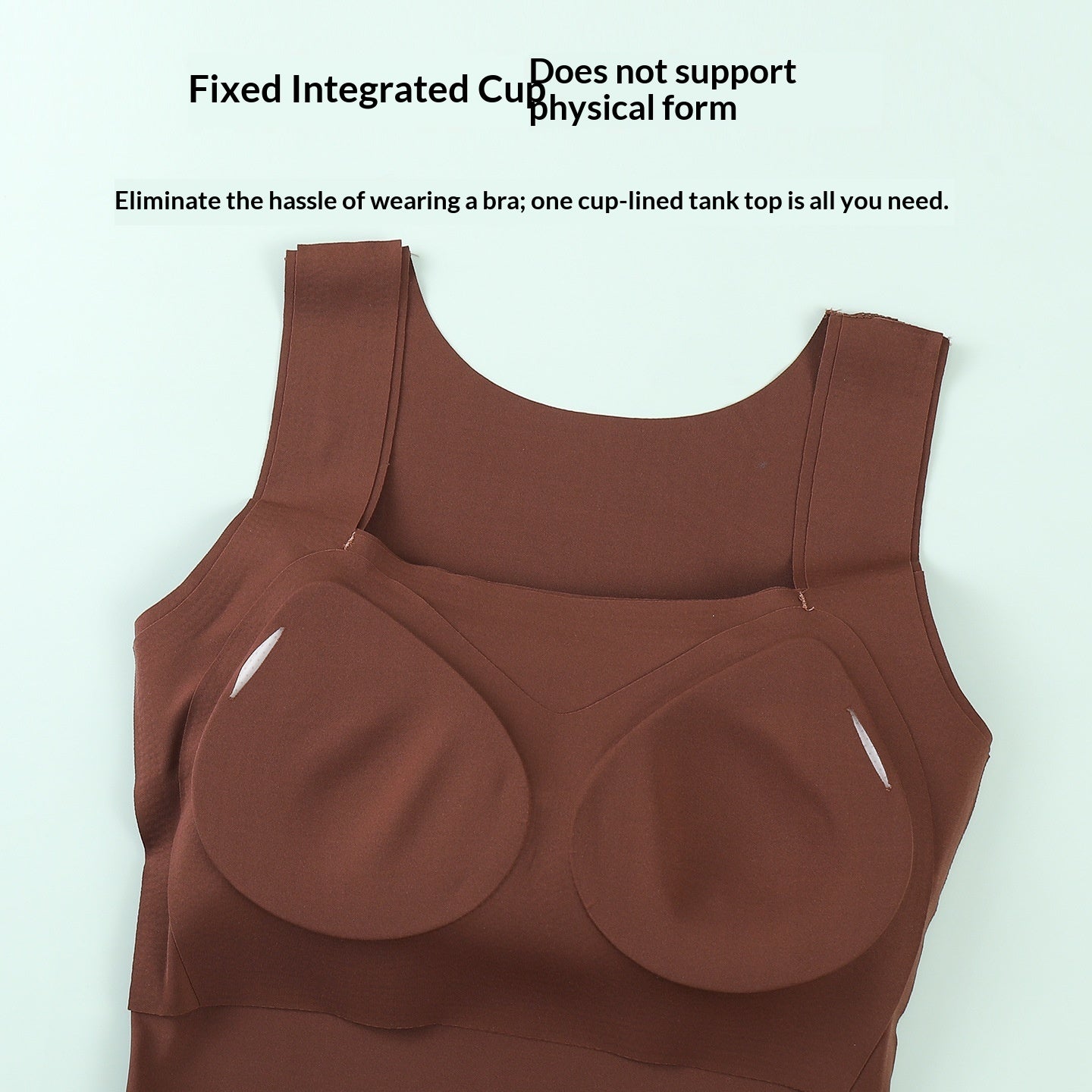 Tanktop mit integrierten Brustpolstern