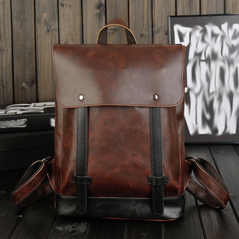 Freizeit-Rucksack aus PU-Leder – Bild 8 | LuxeStyle