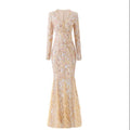 Elegantes Spitzenkleid mit langen Ärmeln