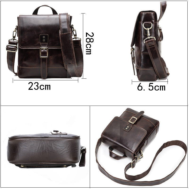 Herren Umhängetasche im Retro-Look | LuxeStyle