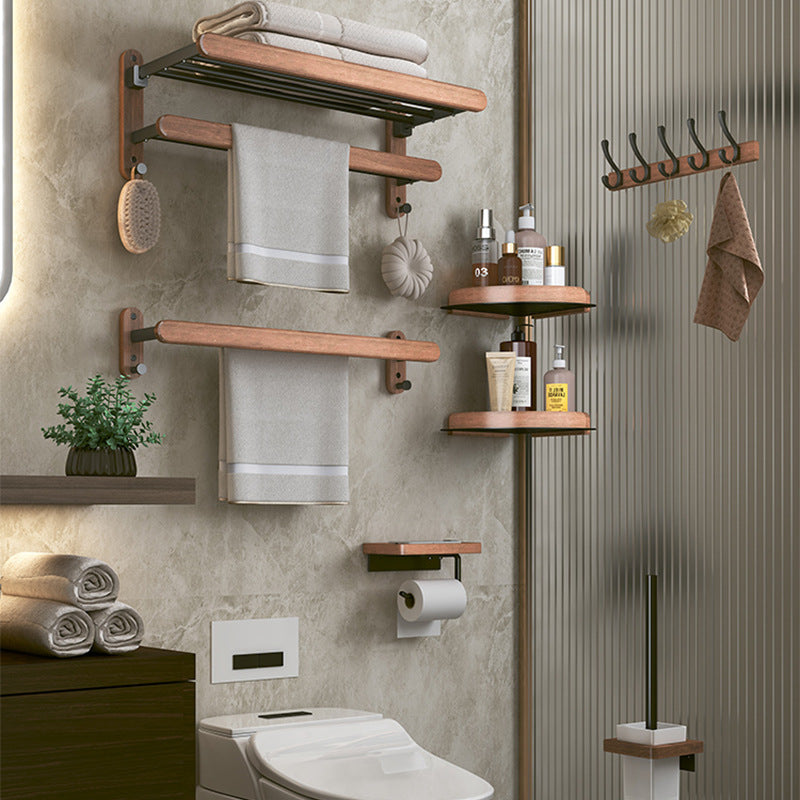 Doppellagiges Handtuchregal zur Wandmontage – Bild 2 | LuxeStyle