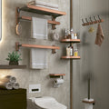Doppellagiges Handtuchregal zur Wandmontage – Bild 2 | LuxeStyle