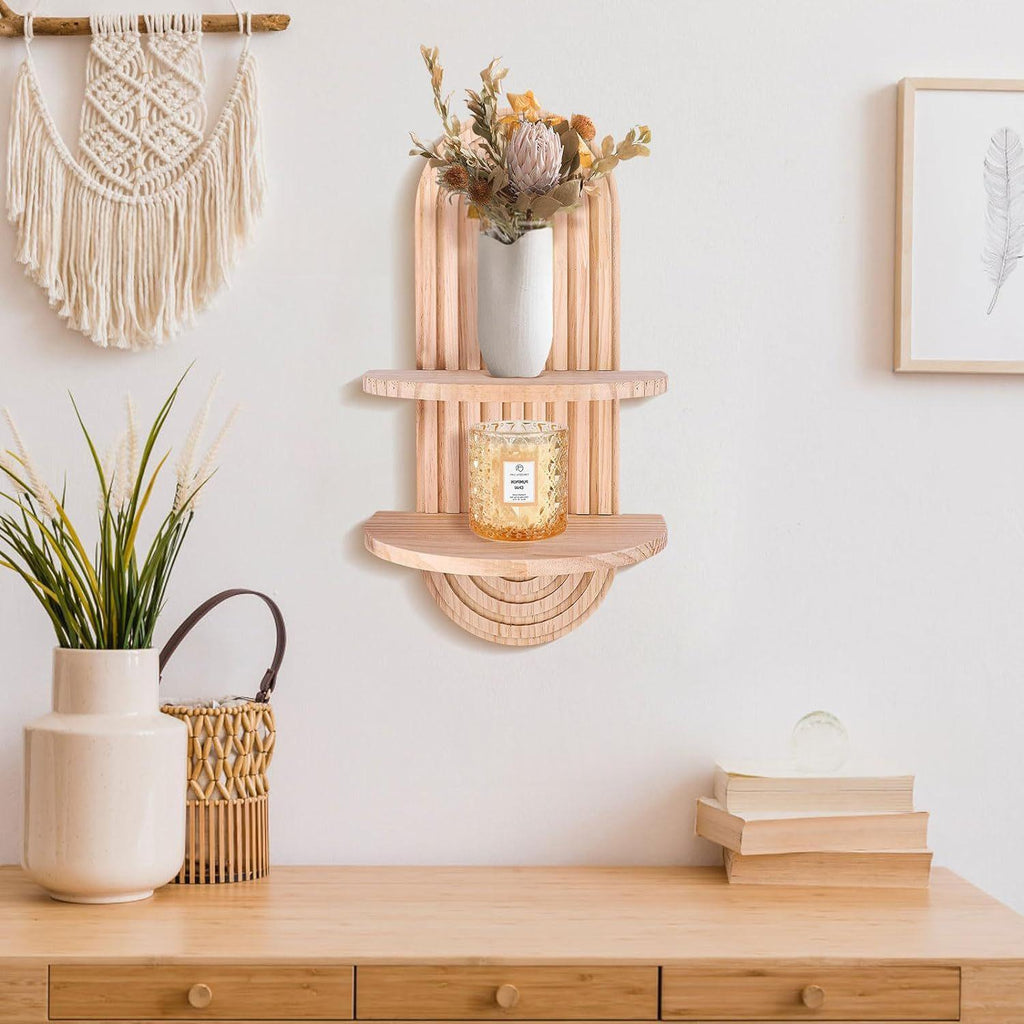 Bohemian Wandregal für Kerzen | LuxeStyle