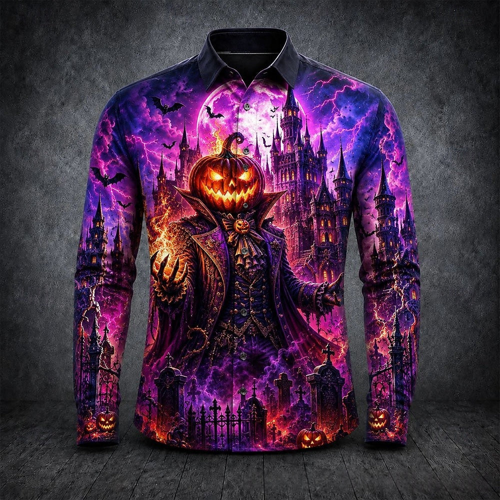 Halloween 3D Digitaldruck Langarmshirt – Bild 12 | LuxeStyle