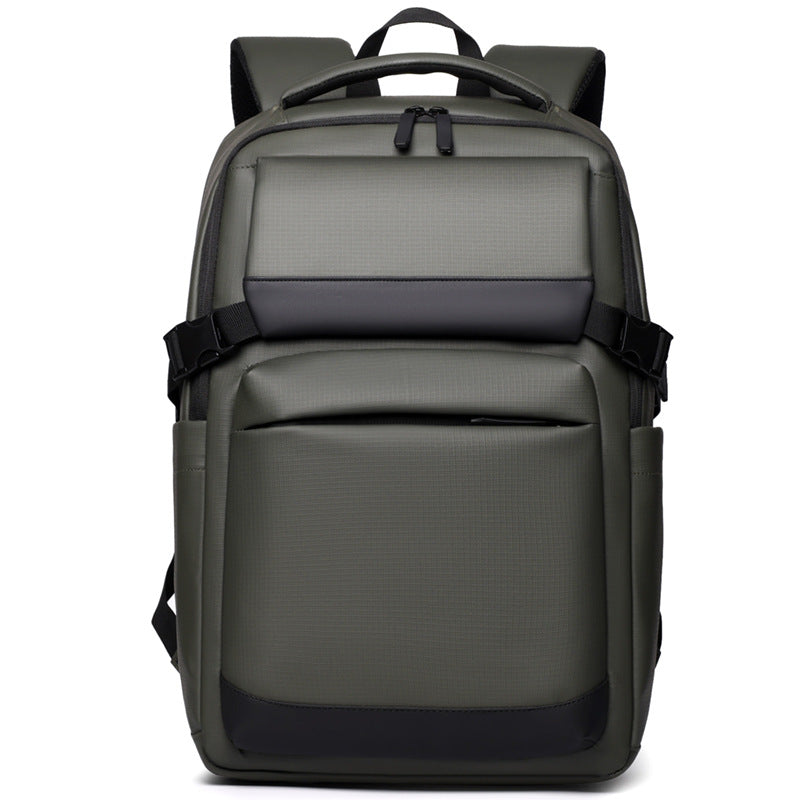 Grosszügiger Business-Rucksack aus PU-Leder – Bild 3 | LuxeStyle