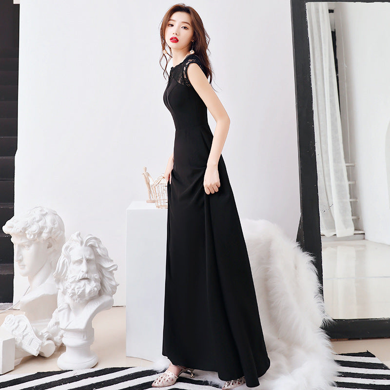 Schwarzes Abendkleid für Damen