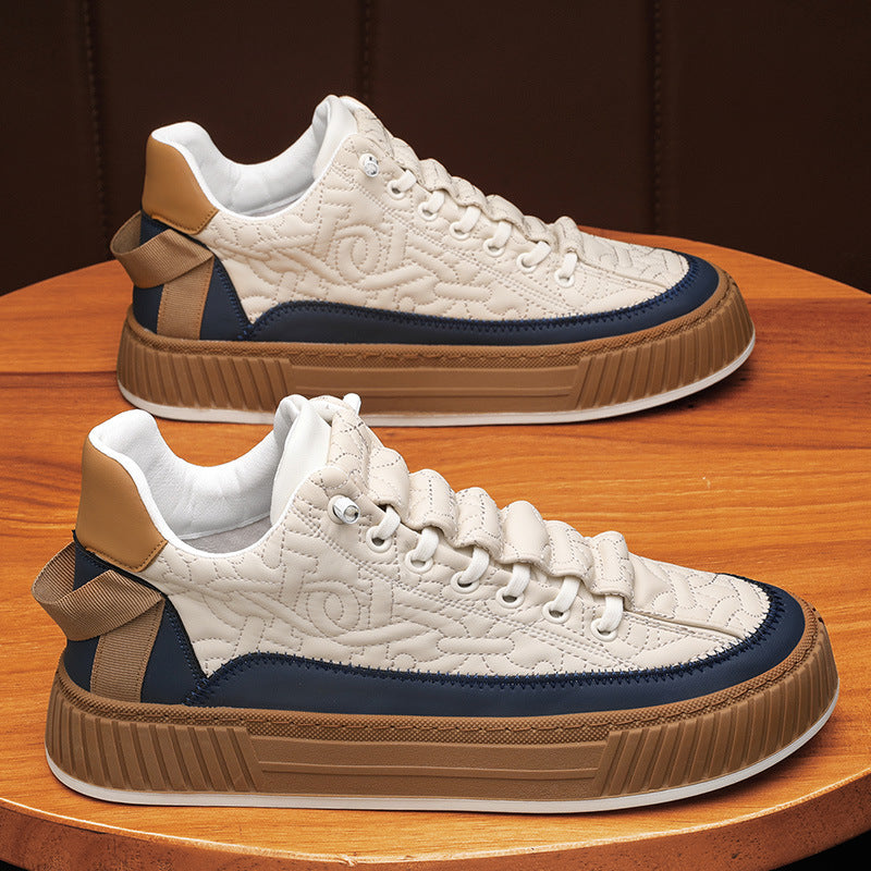 Herren Sneaker mit erhöhter Sohle