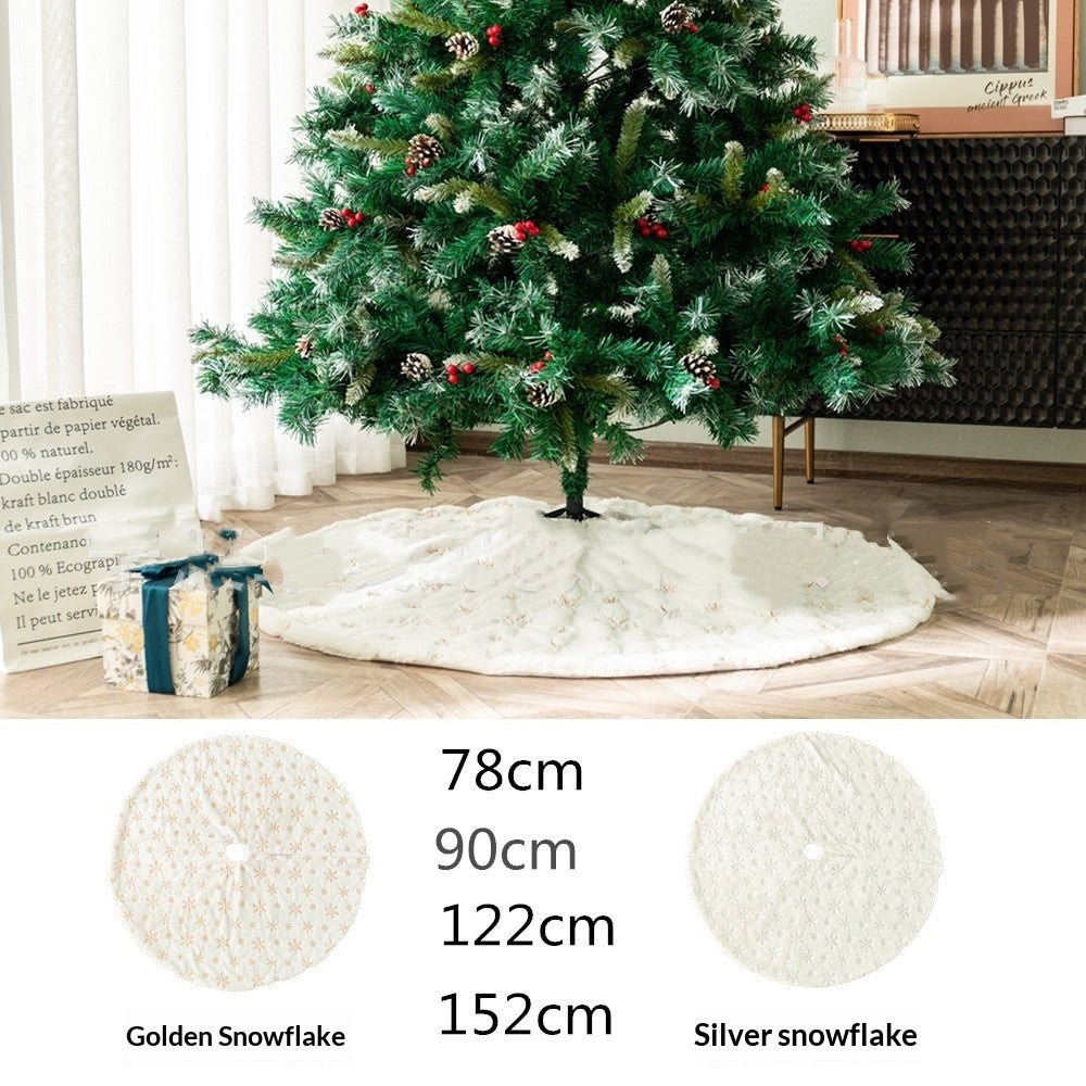 Christbaumdecke mit goldenen Pailletten-Schneeflocken – Bild 4 | LuxeStyle