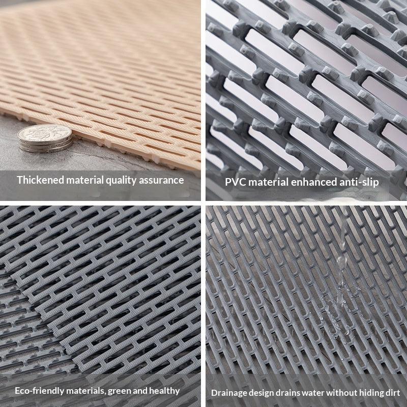 Wasserdichter PVC-Doormat Streifen 60x90 cm