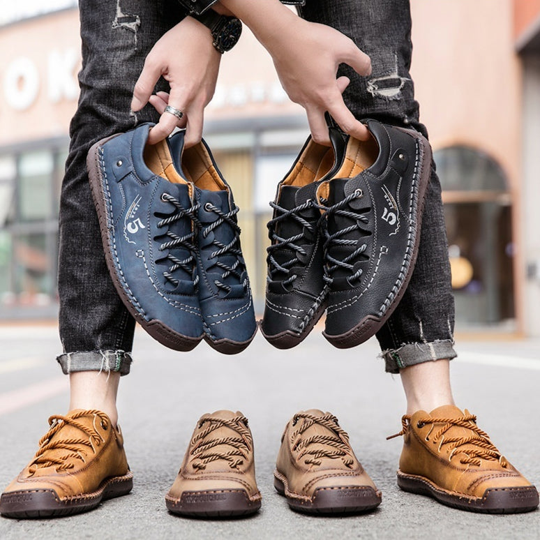 Britische Casual-Leder-Sneaker für Herren – Bild 2 | LuxeStyle