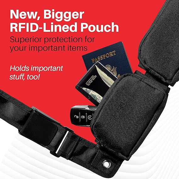 Passport Crossbody Bag – 3 Fächer