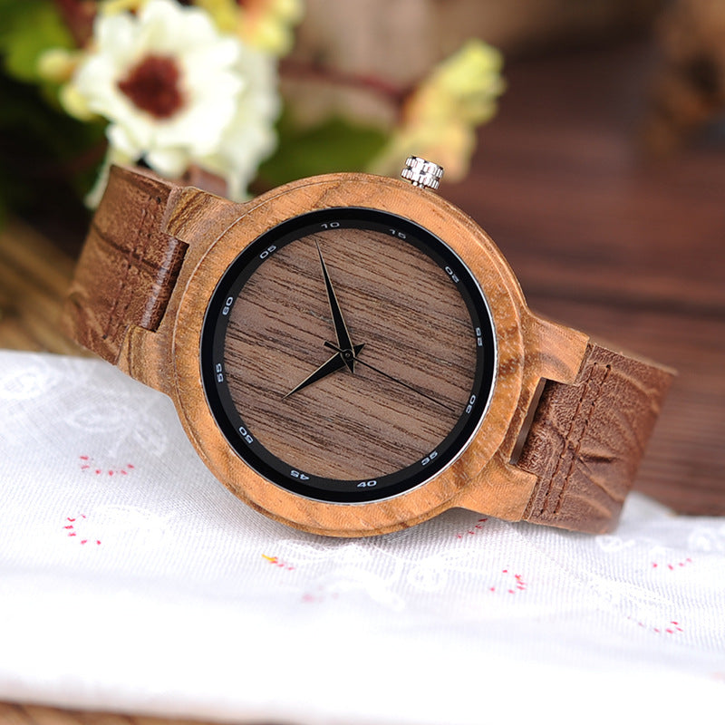 Holzarmbanduhr Classic Analog Quarz