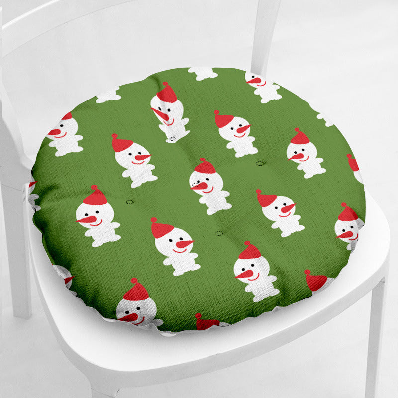 Stuhlkissen aus Baumwoll-Leinen-Mix mit Weihnachtsmotiv – Bild 5 | LuxeStyle