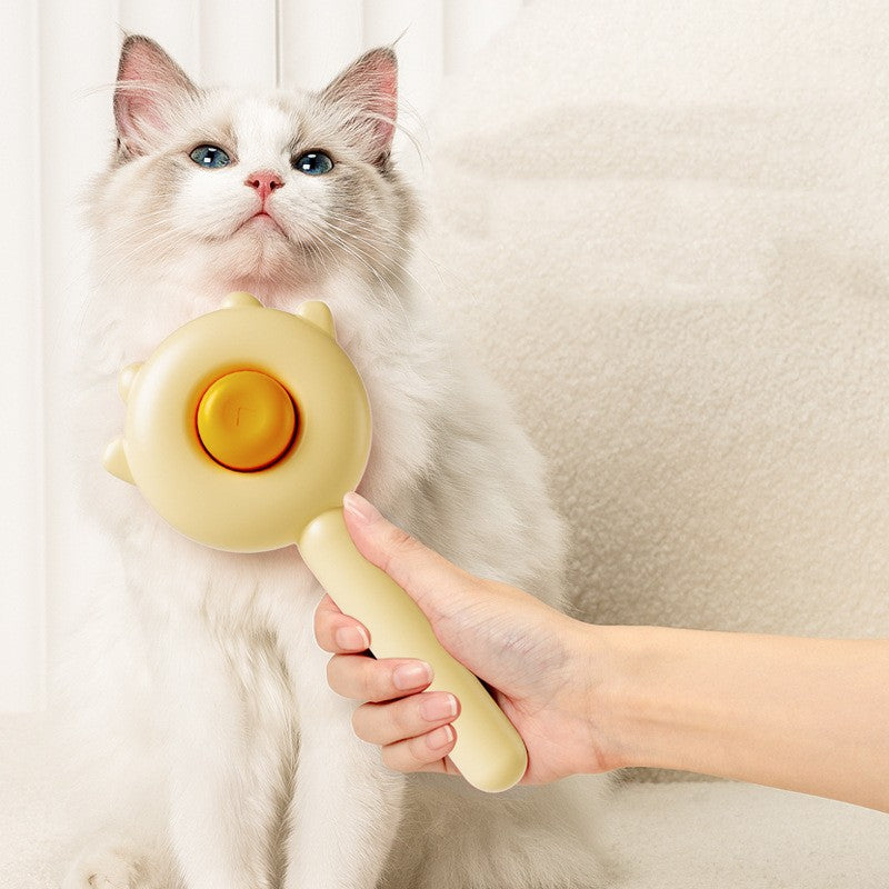 Katzen- und Hundebürste mit Massagefunktion