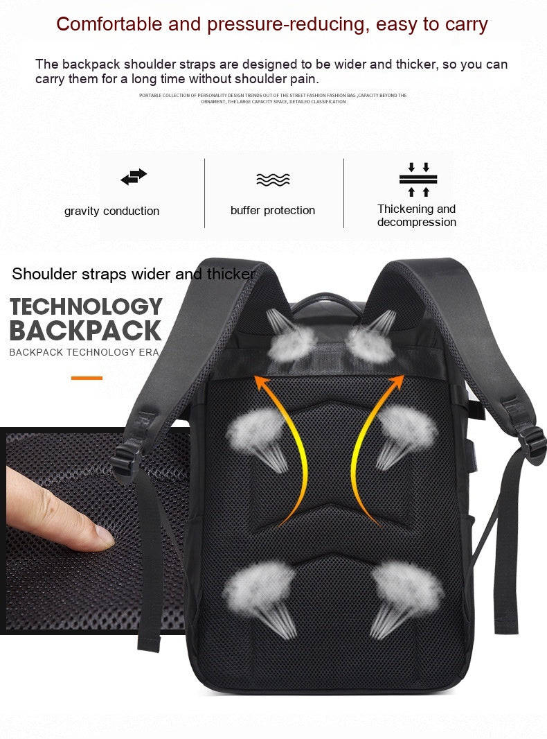 Leichtgewichtiger Business-Rucksack 20-35L – Bild 6 | LuxeStyle