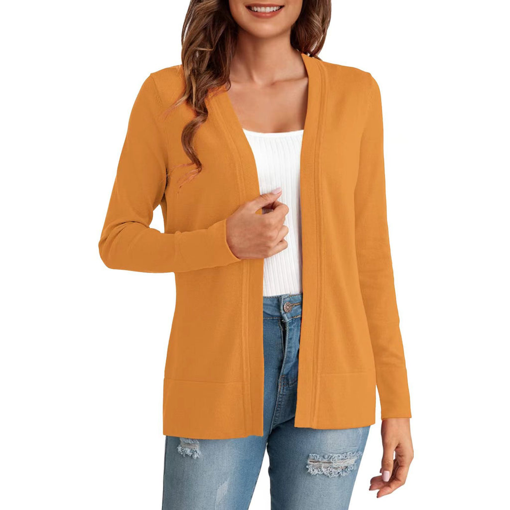 Strick-Cardigan für Damen – Weiss – Ansicht 6