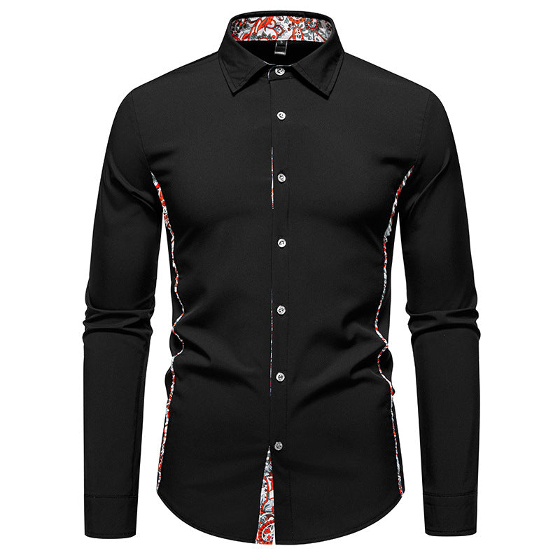 Polohemd mit Paisley-Muster und Farbkontrast – Bild 8 | LuxeStyle