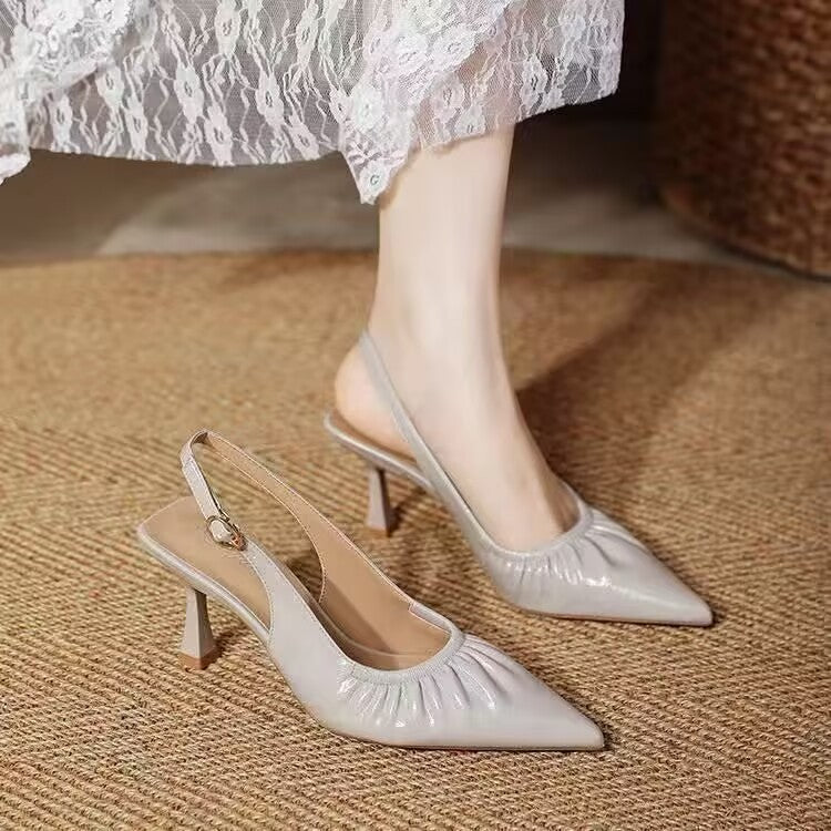 Elegante Slingback-Heels mit spitzer Zehe