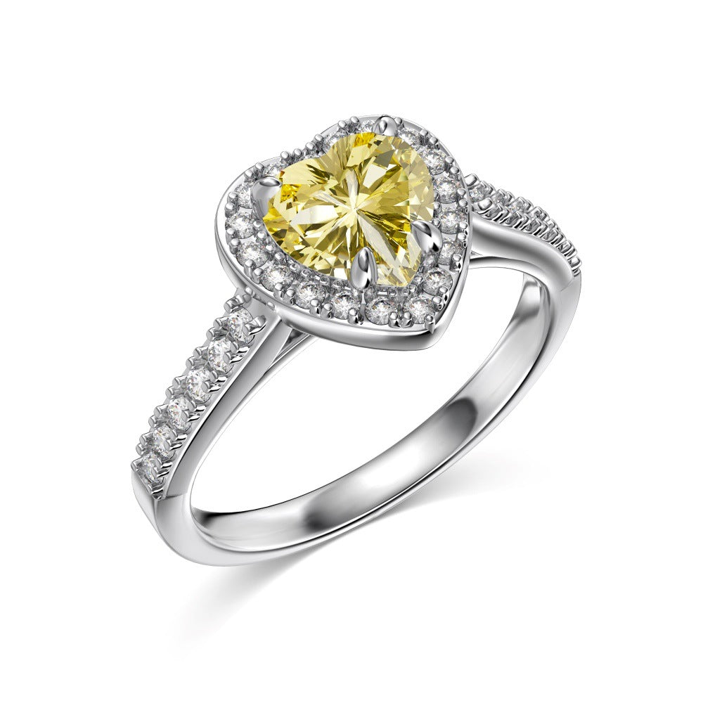 Sternzeichen Ring mit bunten Zirkonia aus Silber – Bild 1 | LuxeStyle