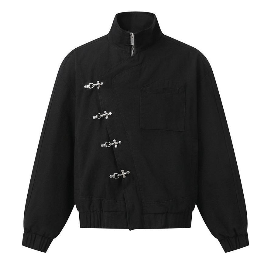 Unisex-Jacke mit Schnallenverschluss – Bild 6 | LuxeStyle