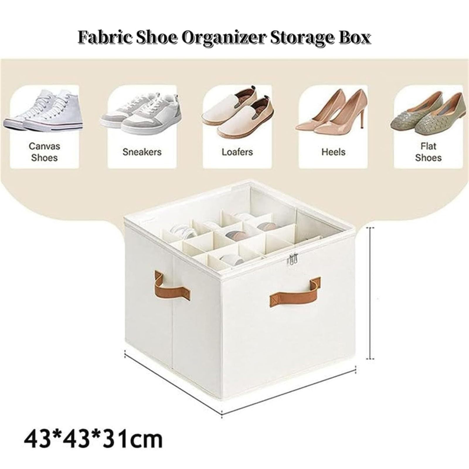 Schuh-Aufbewahrungsbox faltbar