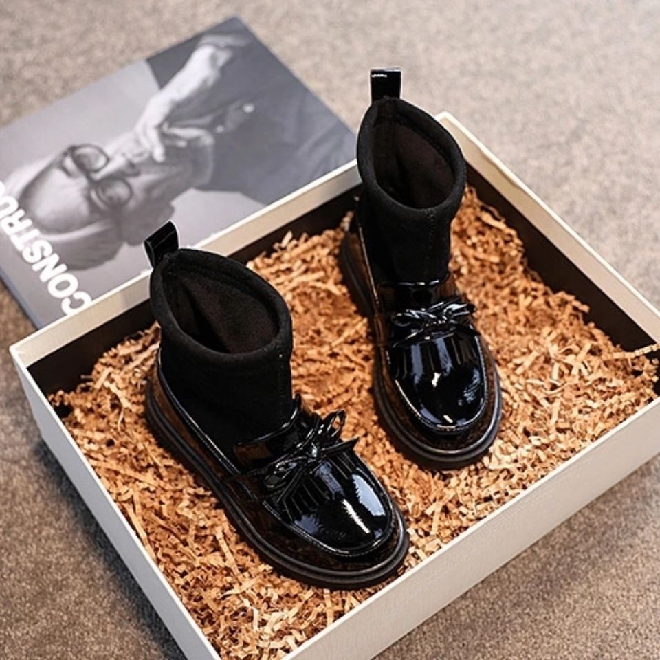 Mädchen Baumwollstiefel mit Schnalle | LuxeStyle