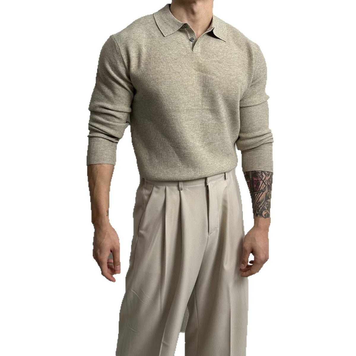 Business-Pullover Slim Fit, langärmlig – Bild 7 | LuxeStyle