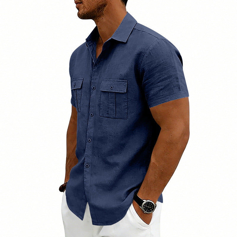 Casual Loose-fit T-Shirt mit zwei Taschen
