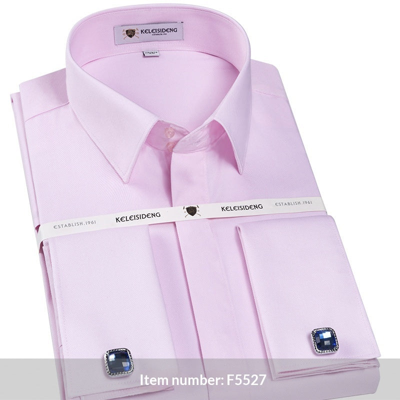 Herren Hemd mit Manschettenknöpfen – Bild 9 | LuxeStyle