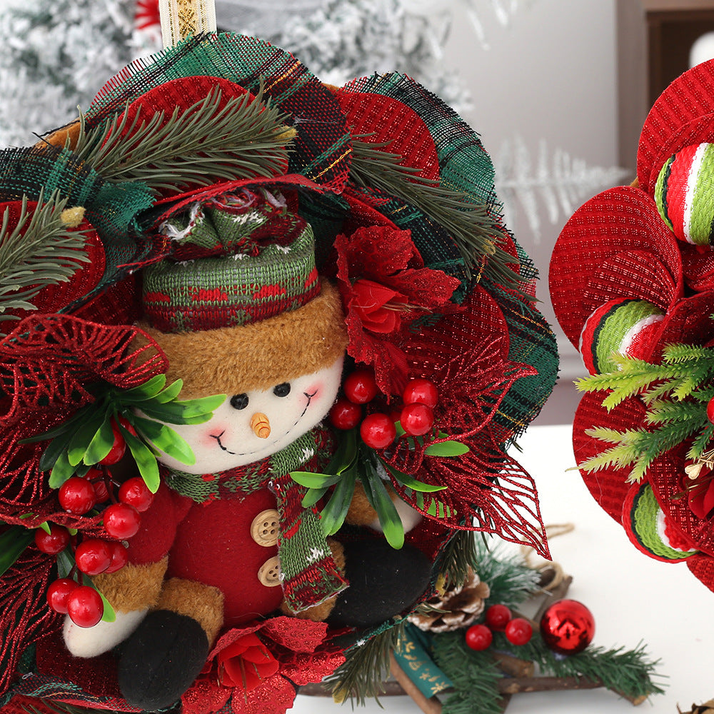 Alte Schneemann-Wandhänger aus Plüsch – Bild 6 | LuxeStyle