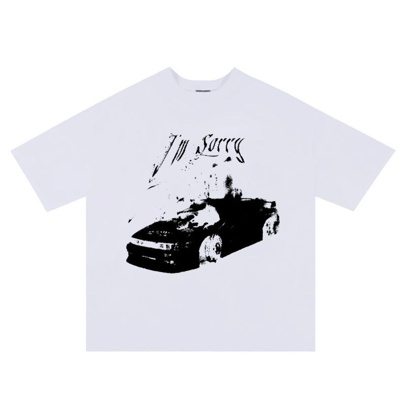 Retro Gothic King-Size T-Shirt für Herren