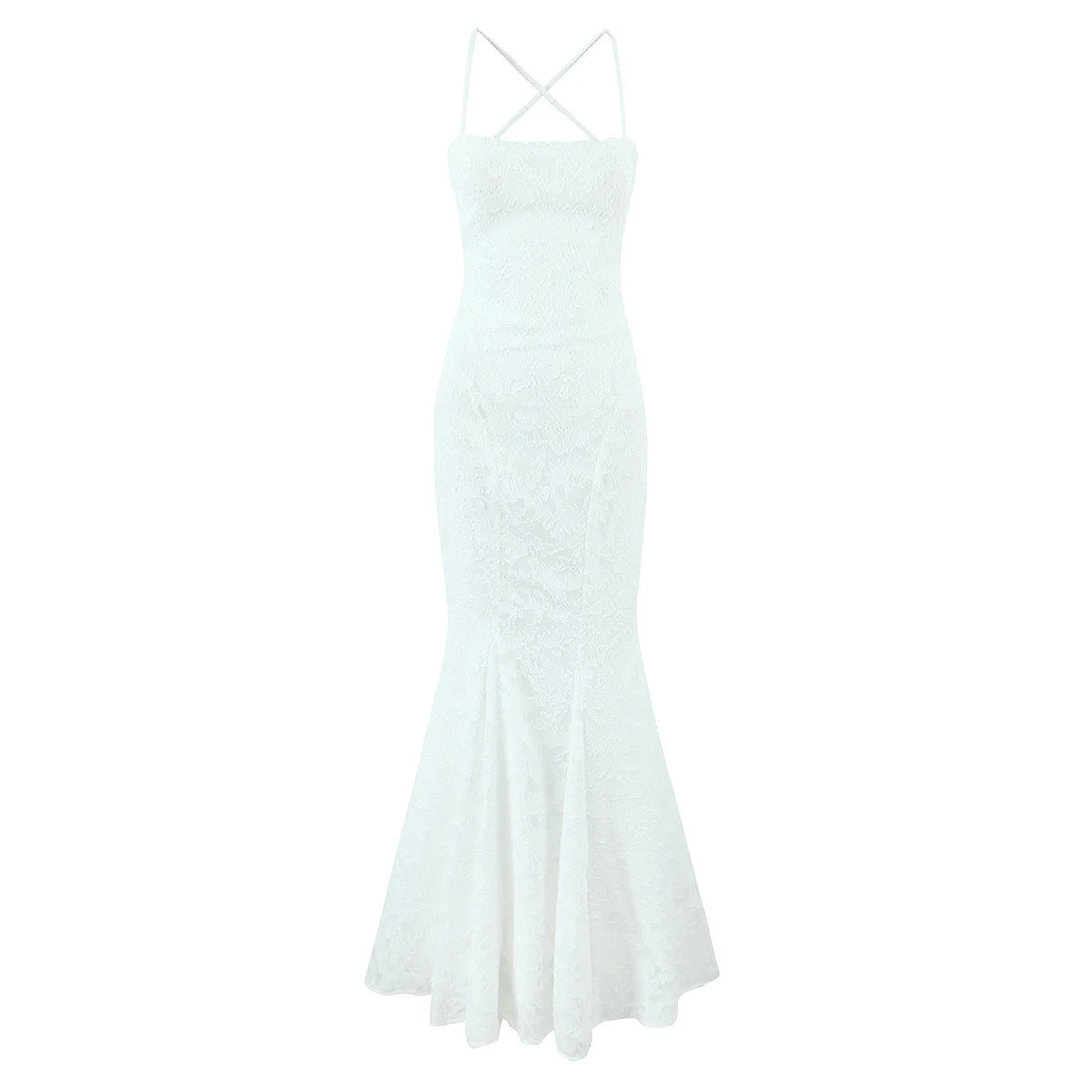 Elegantes, tailliertes Slip-Kleid ohne Träger – Bild 5 | LuxeStyle