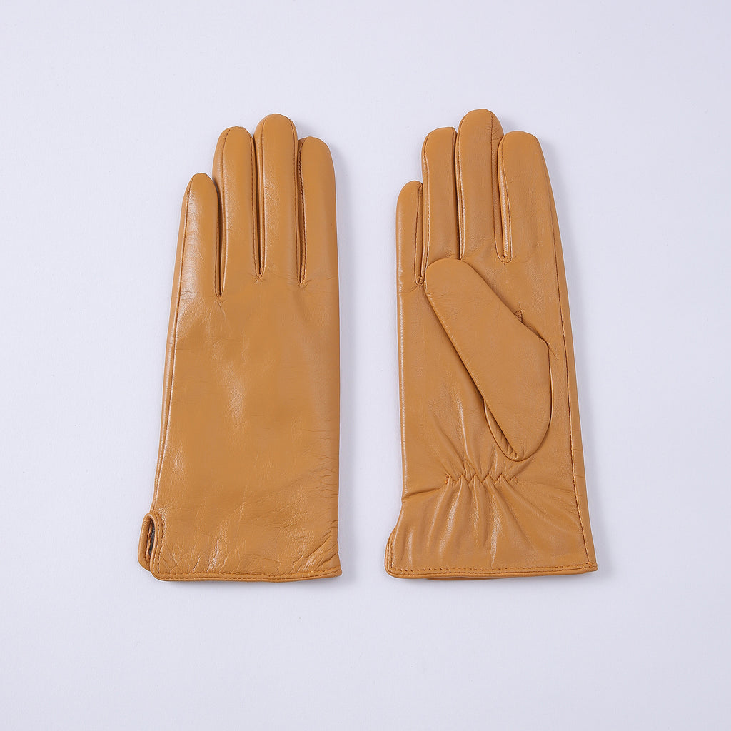 Warme Lederhandschuhe mit Fleecefutter