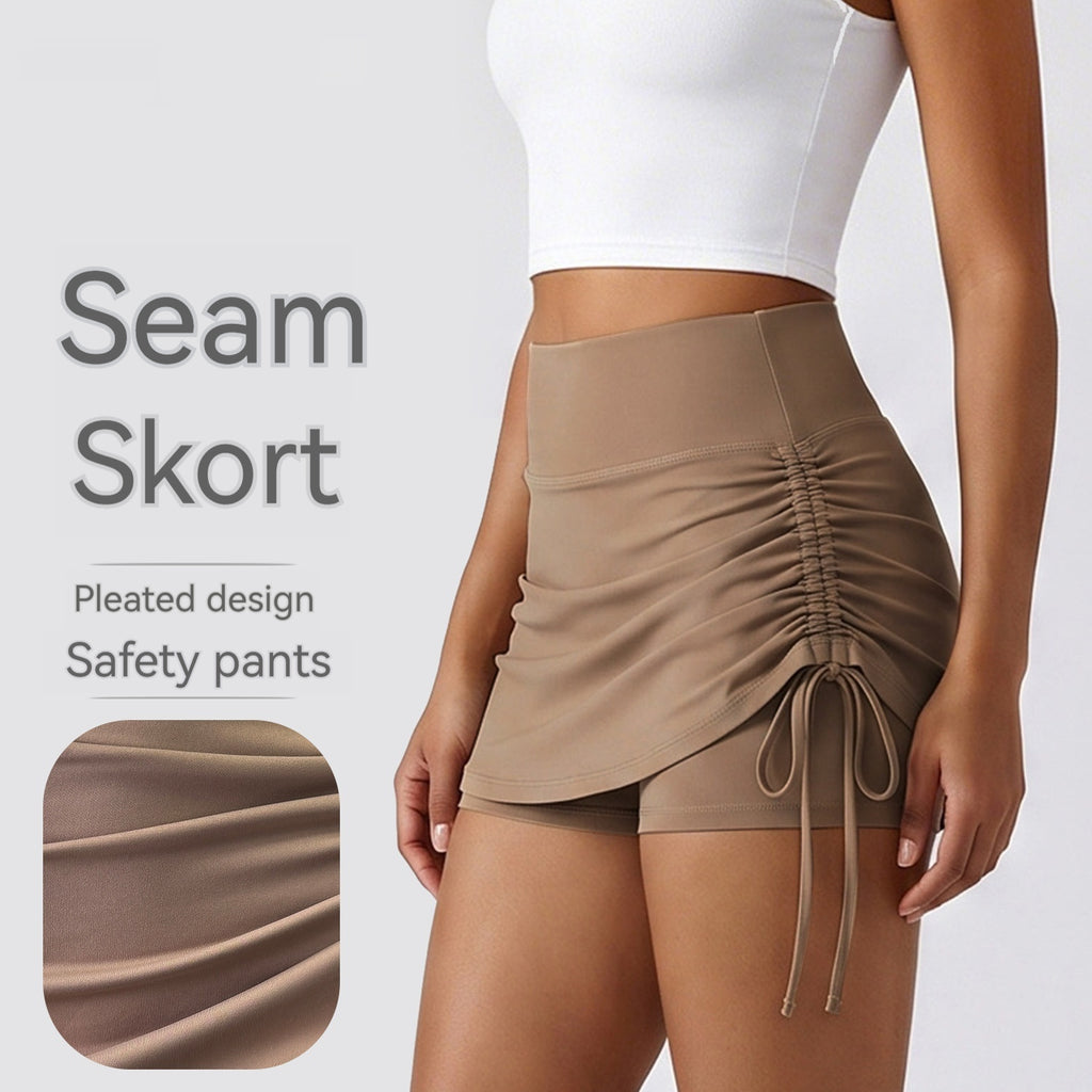 Sportlicher Faux-Zweiteiler Skirt für Damen