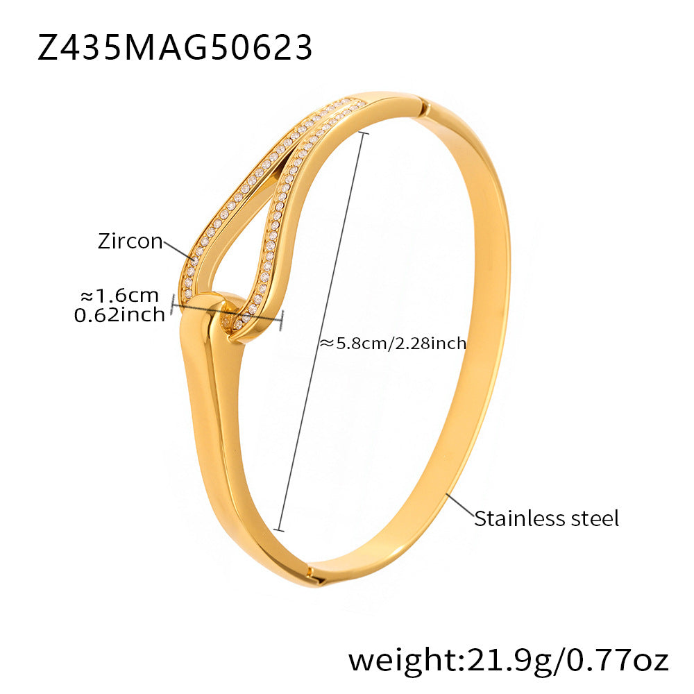 Zirkonarmband aus Edelstahl – Bild 15 | LuxeStyle