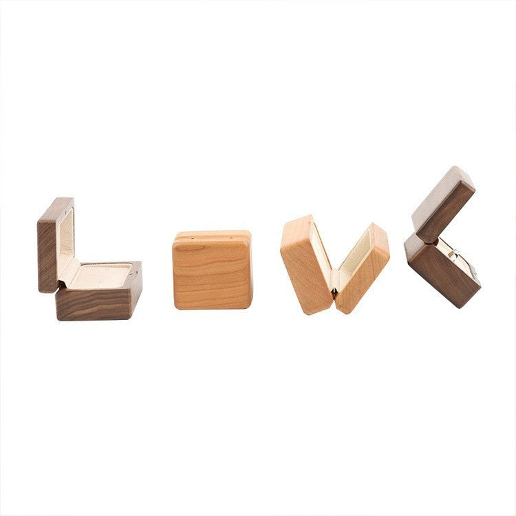 Ringbox aus Massivholz | LuxeStyle