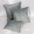 Blau gepunktetes Sofakissen | LuxeStyle
