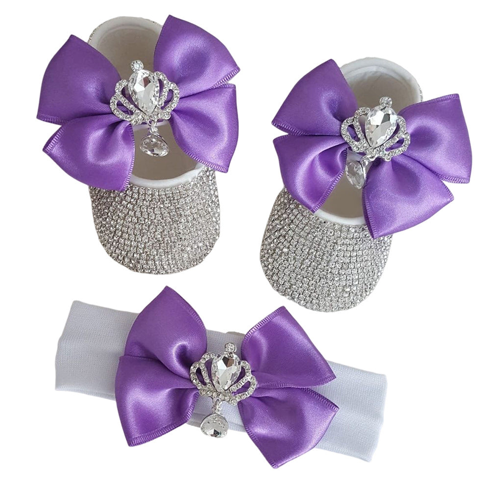 Babyschuhe mit weicher Sohle & Haube als Fotoprops