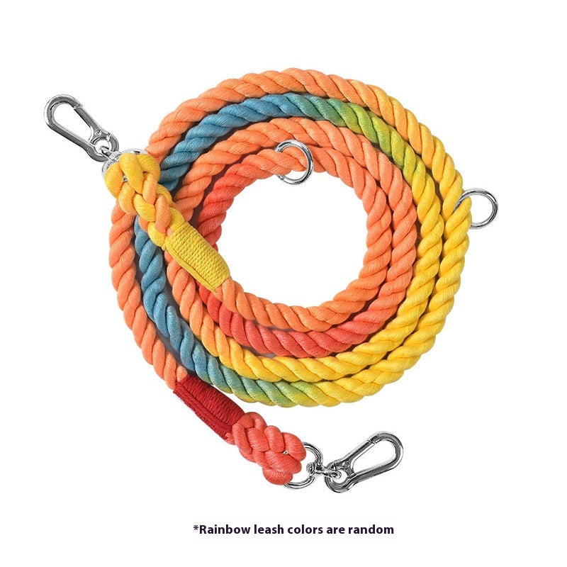 Regenbogen-Hundeleine, multifunktional – Bild 9 | LuxeStyle